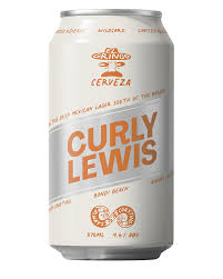 Curly Lewis 'El Gringo' Cerveza Beer 375ml Cans