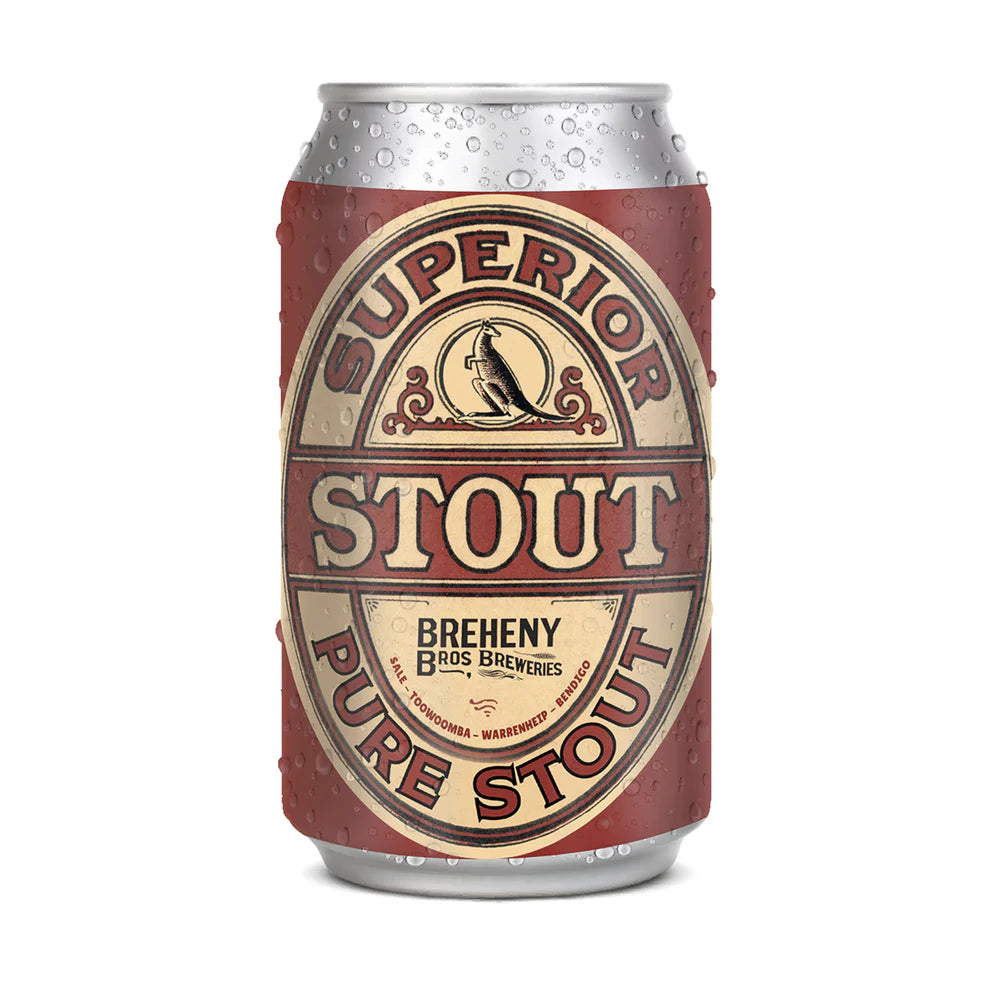 Breheny Brothers 'Superior Pure Stout' 355ml Cans