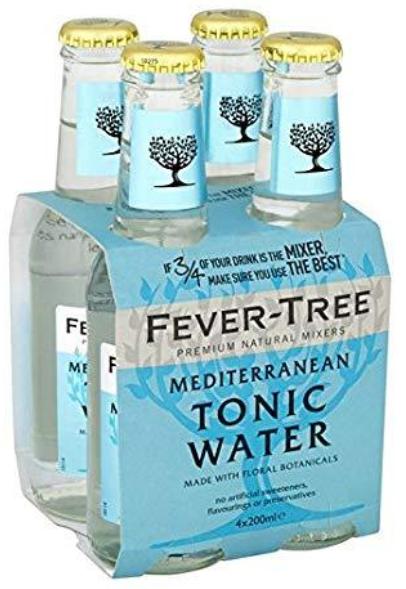 Fever-Tree Premium Mediterranean Tonic Water Bottles 200mL